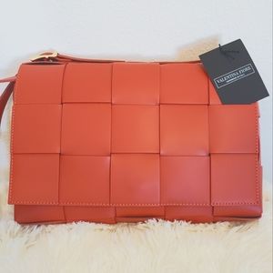 Valentina Fiore Italian Leather Crossbody Bag